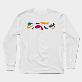 Very Warm Wave of Platypi Long Sleeve T-Shirt